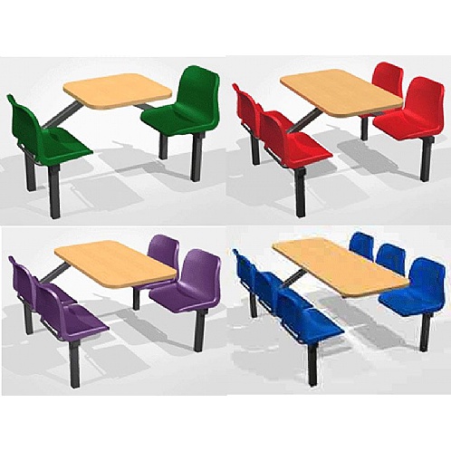 Canteen Furniture Fast Food Seating Units, 3/5 DAYS - Canteen Furniture