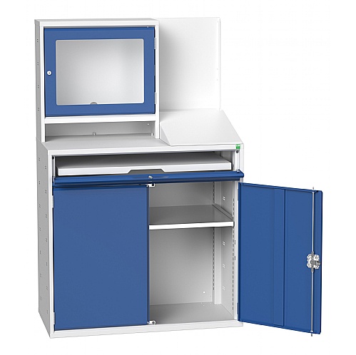 Bott Industrial Verso Computer Workstation Double Cupboard - Storage and Handling