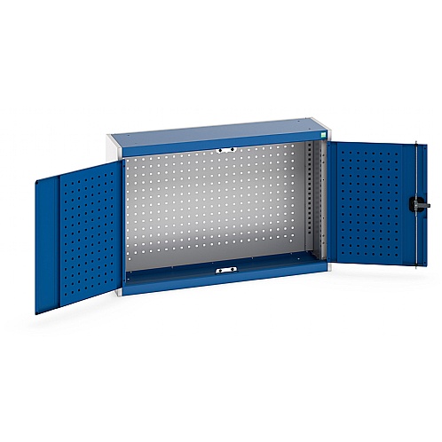 Bott Wall Cupboard wih Perfo Lined Doors and Back - Storage and Handling