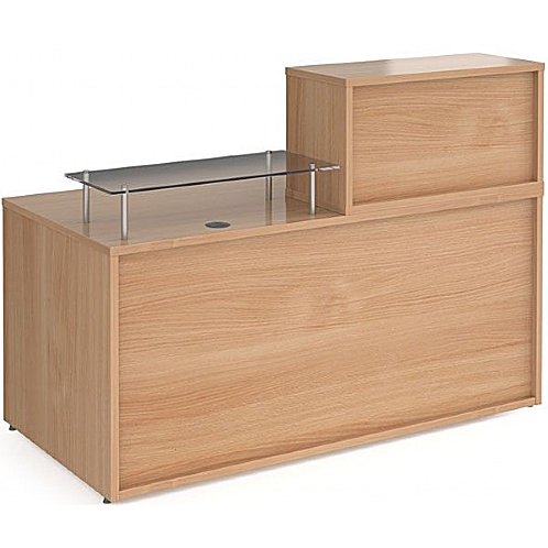 Denver Medium Straight Reception Desk Unit - Reception Meet Area