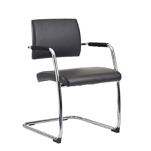 Bruges Leather Meeting Chair (2 pack) - Office Chairs