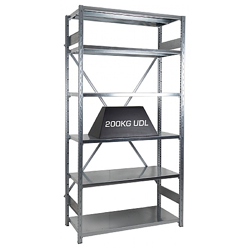 Galvanised Boltless Shelving, 5-Days Delivery - Shelving & Racking