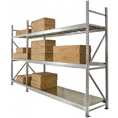 Midispan Longspan H/Duty Galvanised Racking up to 6m High - Shelving & Racking