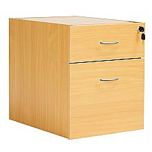 Nova Oak Fixed Pedestal, 2 Drawers