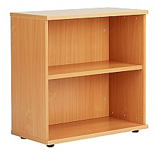 Beech Premium Bookcase, 800mm high