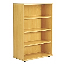 Nova Oak Premium Bookcase, 1200mm high