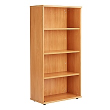 Beech Premium Bookcase, 1600mm high