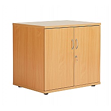 Beech 730mm high cupboard one shelf