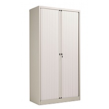 Light Grey 1970-1985 mm high Tambour Cupboard