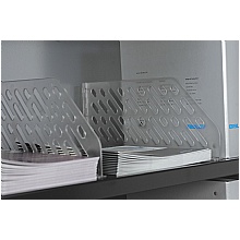 Slotted Shelf Black and Clear Dividers