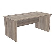 Grey oak rectangular panel end desk, next day del.