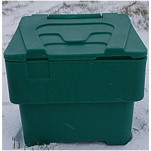 Green 60 Litres grit bin with or without salt