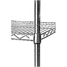 Chrome wire mesh shelf section