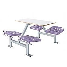 Fast food seating units with seats only