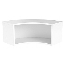 white top corner reception unit