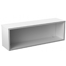 straight modular reception top unit, white.