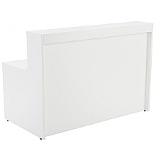 Reception desk, back white