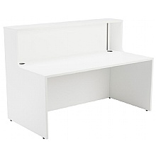 Reception desk, front white