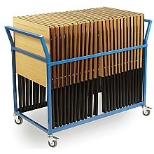 Exam Desk Trolley holds 25 desks