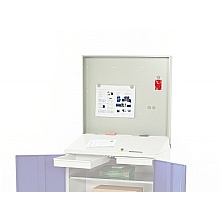 Plain steel back panel