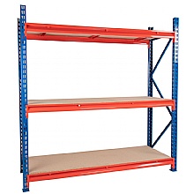 Longspan Heavy Duty Racking with Chipboard Decking
