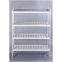 Alu Polymer Cold Room Shelving, Static Unit