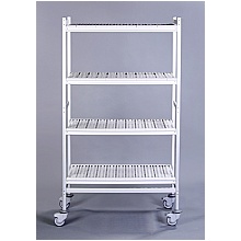Alu Polymer Cold Room Shelving, Mobile Unit