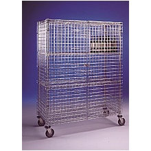 Lockable Stainless Steel Mobile Security Unit