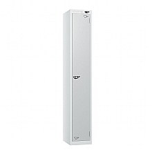 Single Compartment Locker, Pearl Silver