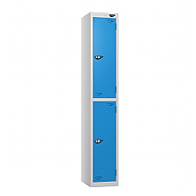 Two Door Locker, Cobalt Blue