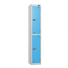 Two Door Locker, Cornflower Blue