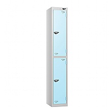Two Door Locker, Ribbon Blue