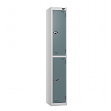 Two Door Locker, Slate Grey