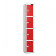 Four Door Locker, Flame Red