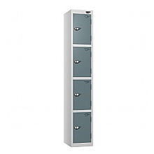 Four Door Locker, Slate Grey