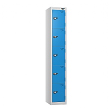 Five Door Locker, Cobalt Blue