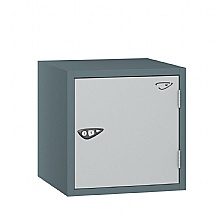 Cube Locker Pearl Silver/ Slate Grey