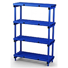 Hygienic plastic shelving, Static bay