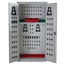 Perforated Tool Cupboard, Full Height