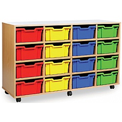 Mobile Tray Storage Units with Deep Trays