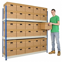 Archive Storage Shelving Units, 5-Days Delivery