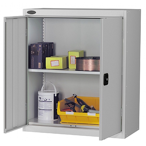 Low Double Door Storage Cupboard with one adjustable shelf - Office Storage