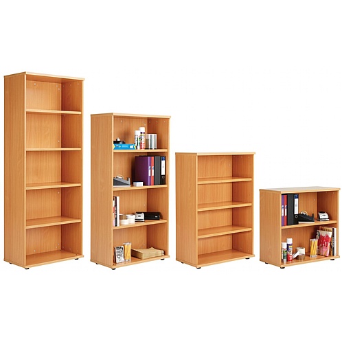 Wooden Office Bookcases in four colour finishes - Office Storage