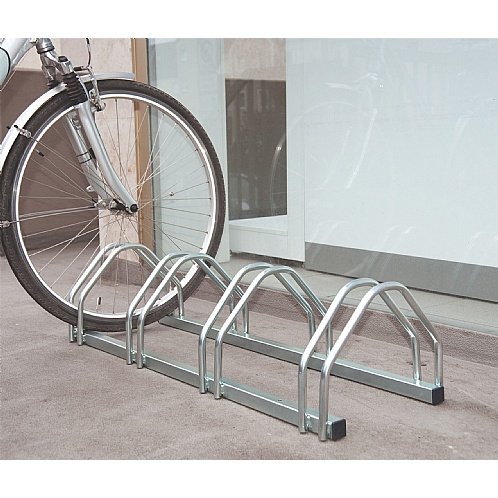 Compact Bike Rack for 3,4 or 5 Bicycles - Site Safety & Security