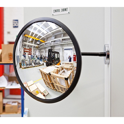 Security Safety Observation Mirrors with Magnetic foot - Site, Safety & Security