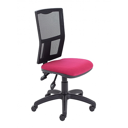 High Back Mesh Back Operators with Permanent Contact Back - Office Chairs