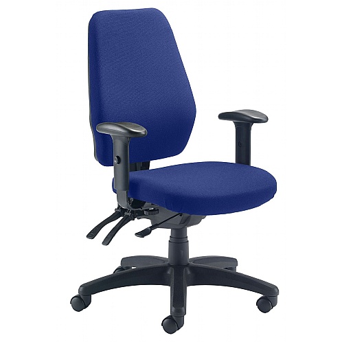 Call Centre Operators Chair with 2D Adjustable Arms 152kgs - Office Chairs