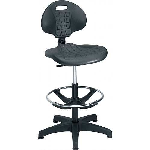 Industrial Chair, High Lift Draughter Wipe Clean Work Chair - Office Chairs