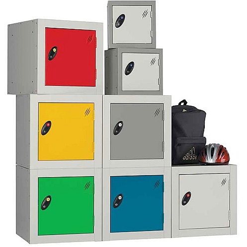 Cube Locker  Secure Antibacterial Storage, 3 Sizes, 7 Colours - Storage Lockers