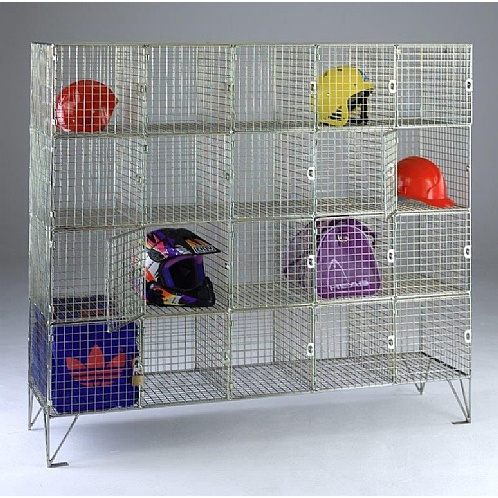 Personal Effects Wire Mesh Lockers with doors - Storage Lockers